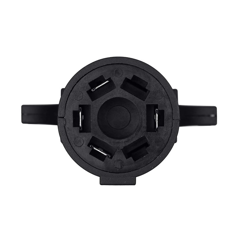 Miady Trailer Wiring Adapter, Heavy Duty Weatherproof 7 RV Blade to 4 Flat Trailers Light Connector Plug - Image 4